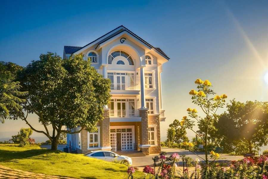 Biệt thự Golden Hill trong nắng chiều
