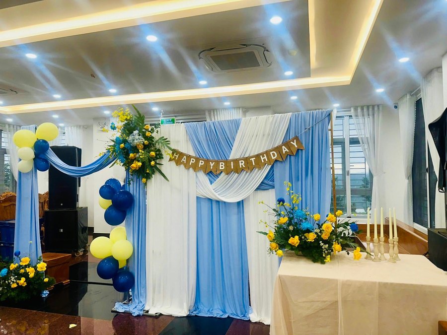 Trang trí tiệc sinh nhật tại Golden Hill